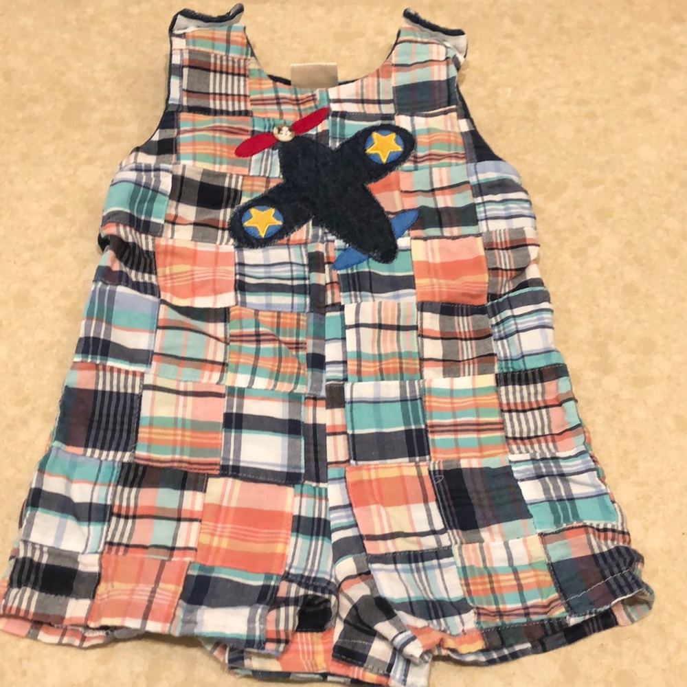 Haute Baby quilted one piece toddler romper- 24m